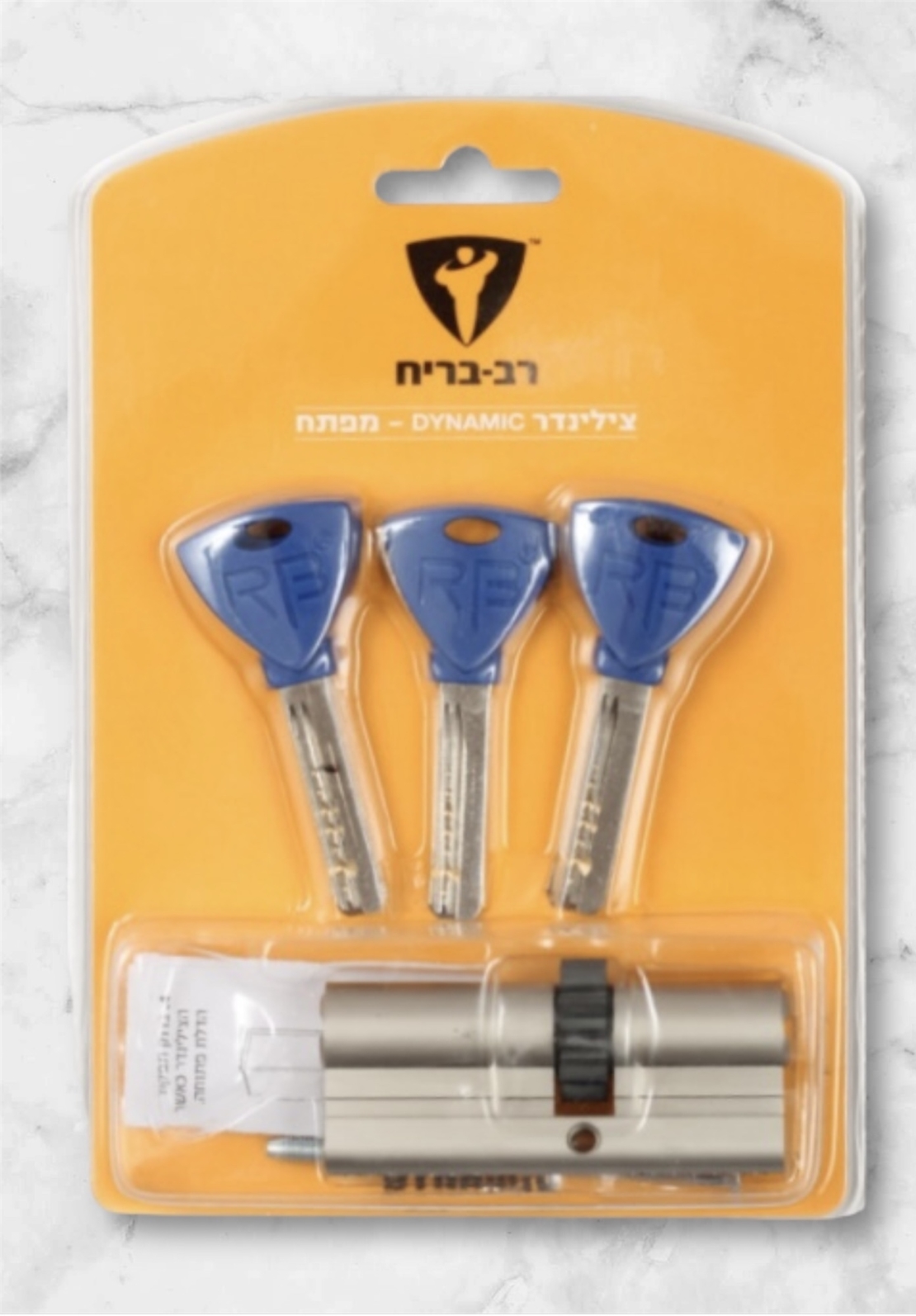 צילינדר רב בריח 76 ללא כפתור-מפתח