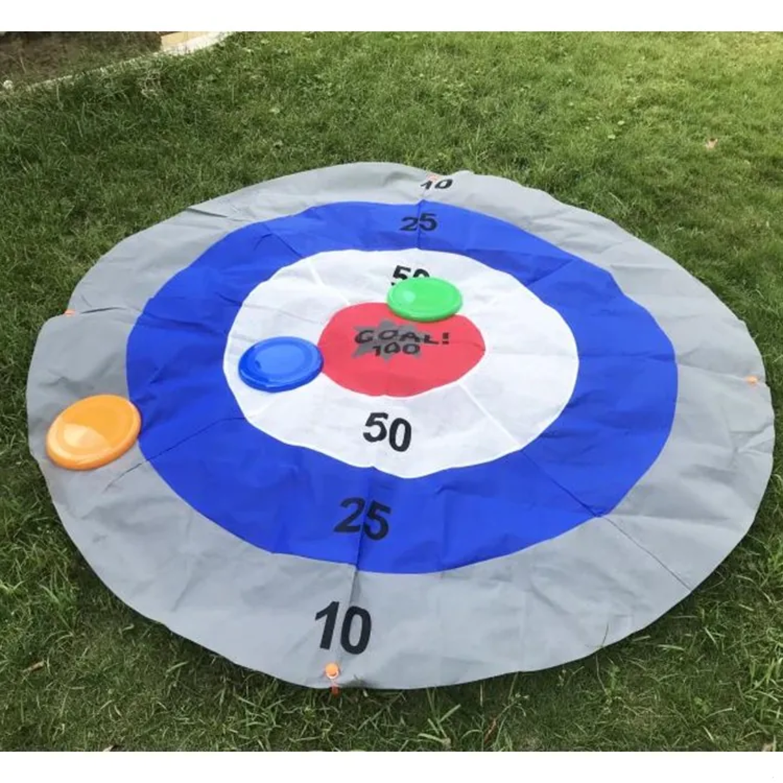 משחק לגינה/חצר: משטח קליעה למטרה ודיסקיות – 1.95 מטר