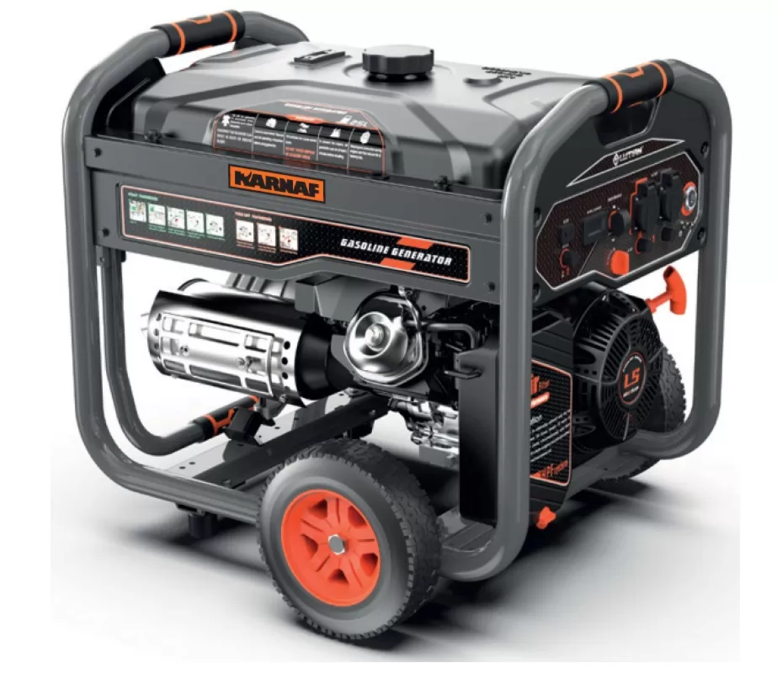 גנרטור מנוע בנזין, 7.5KW, כפתור הפעלה/כיבוי – KARNAF START/STOP