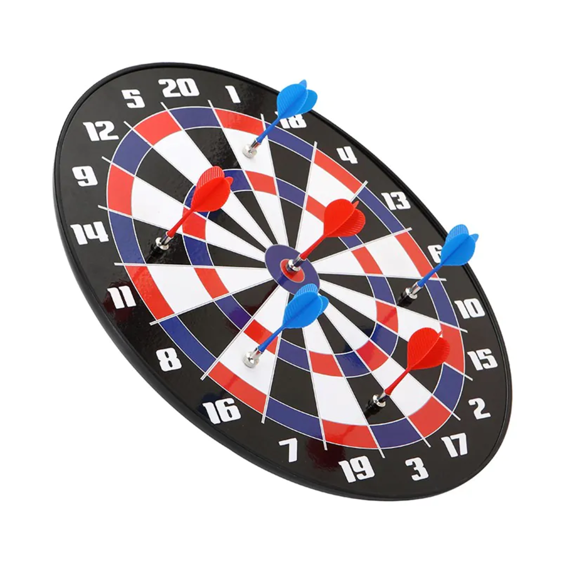 לוח קליעה למטרה מגנטי 40 ס”מ עם 6 חיצים