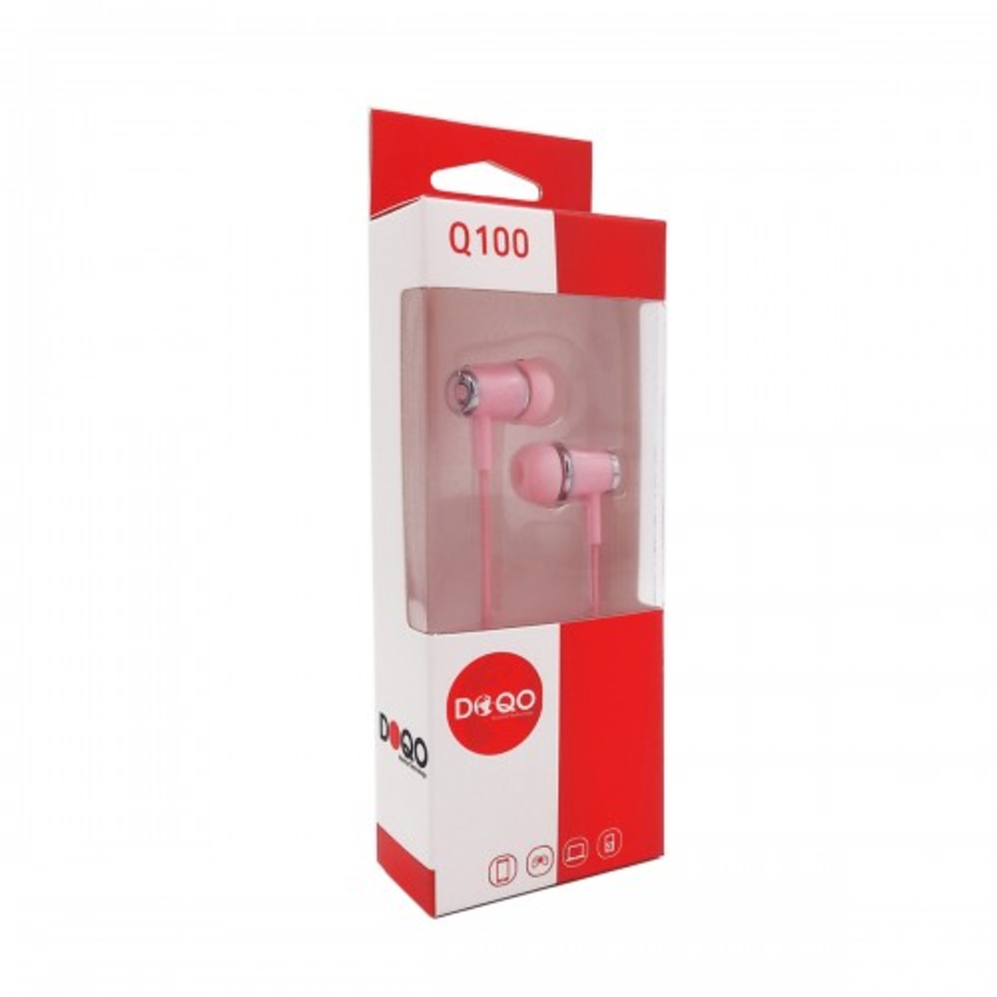 אוזניות DOQO Q-100 (צבע: שחור, לבן, ירוק)