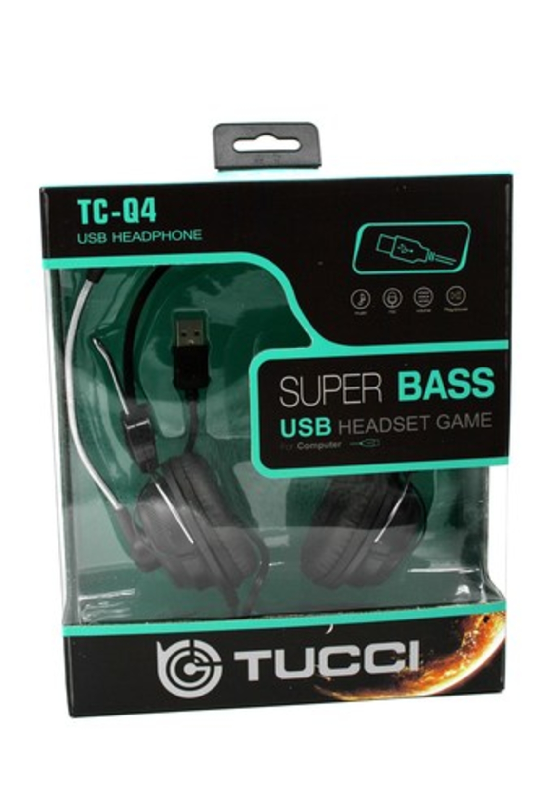 אוזניות קשת בחיבור USB TC-Q4