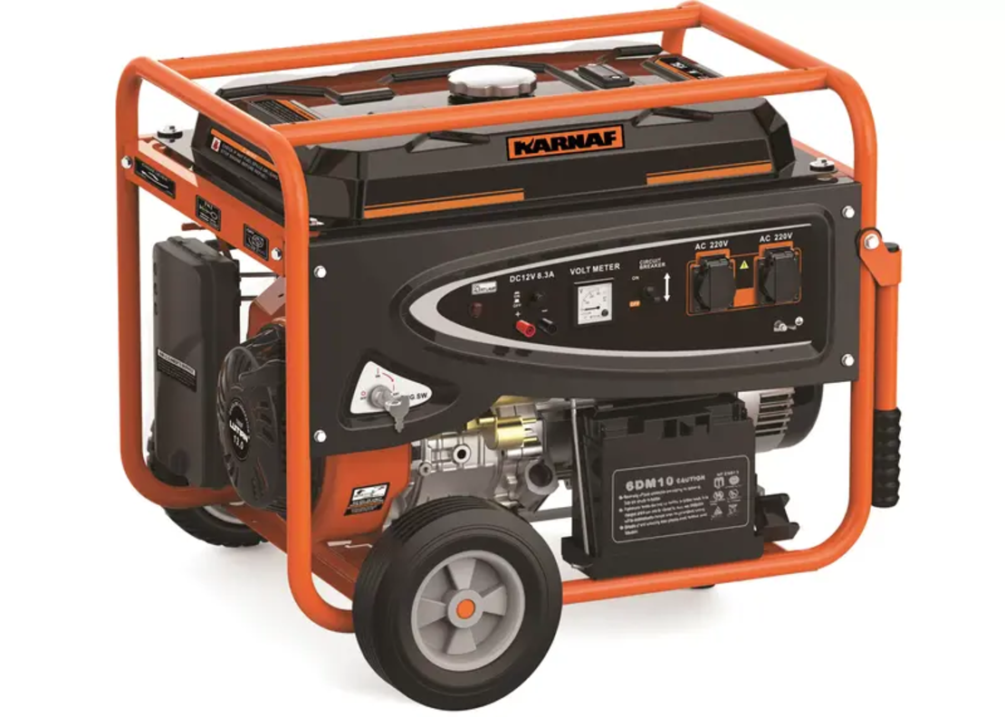 גנרטור מנוע בנזין KARNAF LT6500EN4 5500W