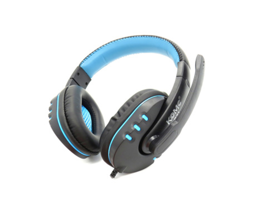 אוזניות עם מיקרופון בחיבור USB KOMC B21
