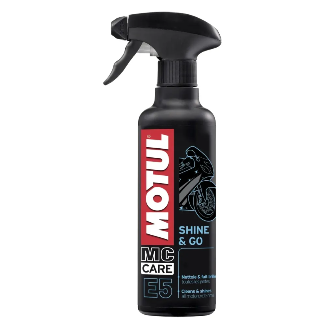 מרסס E5 SHINE & GO להברקת האופנוע מבית MOTUL