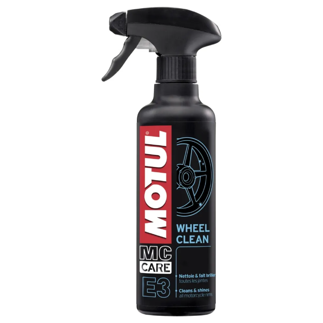 מרסס E3 לניקוי והסרת שומן מחישוקים מבית MOTUL