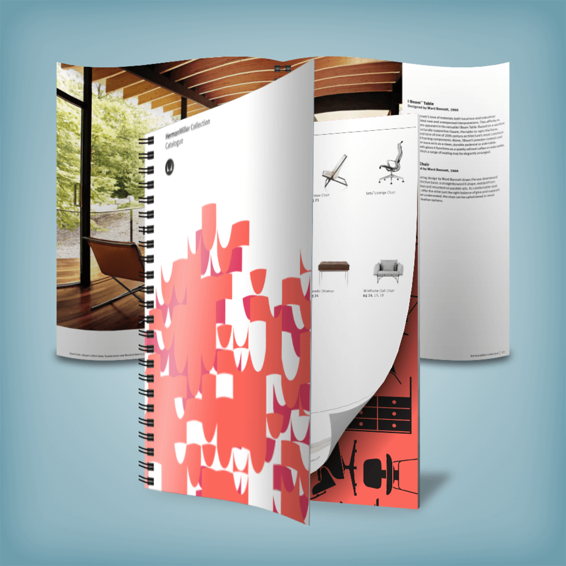 הדפסה חוברת ספירלה A4 נייר 80 גר 50 דפים