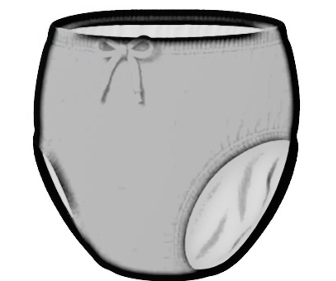 חיתול תחתון מגן רב פעמי לבריכה - מידה L