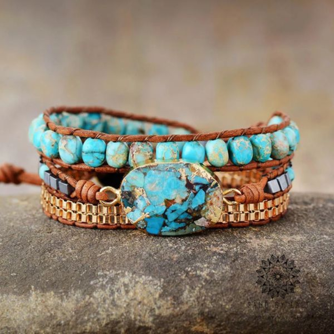 Vintage Weaving High End Leather Wrap Bracelets