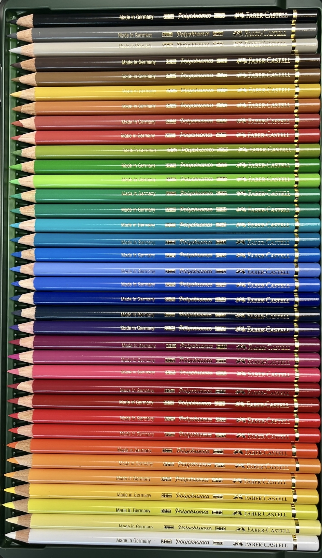 סט עפרונות 36 גוונים של חברת Faber Castell מסוג Polychromos
