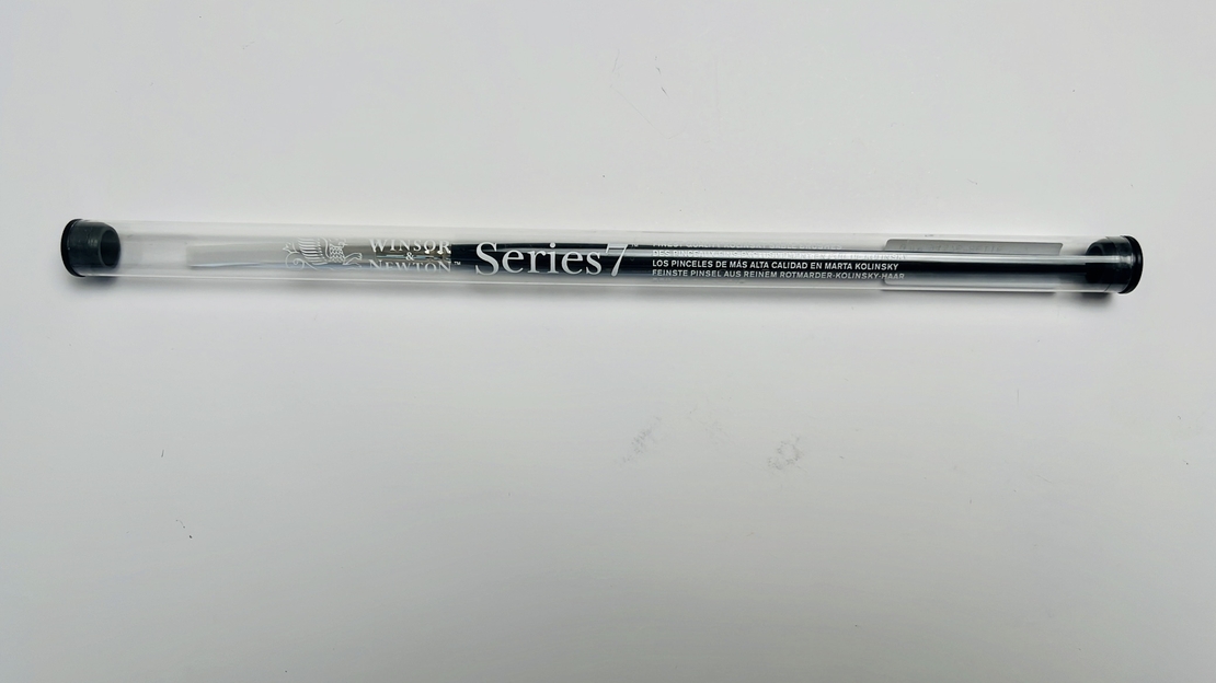 מכחול מספר 1 עגול, מסדרה 7 קולינסקי, Winsor& Newton.