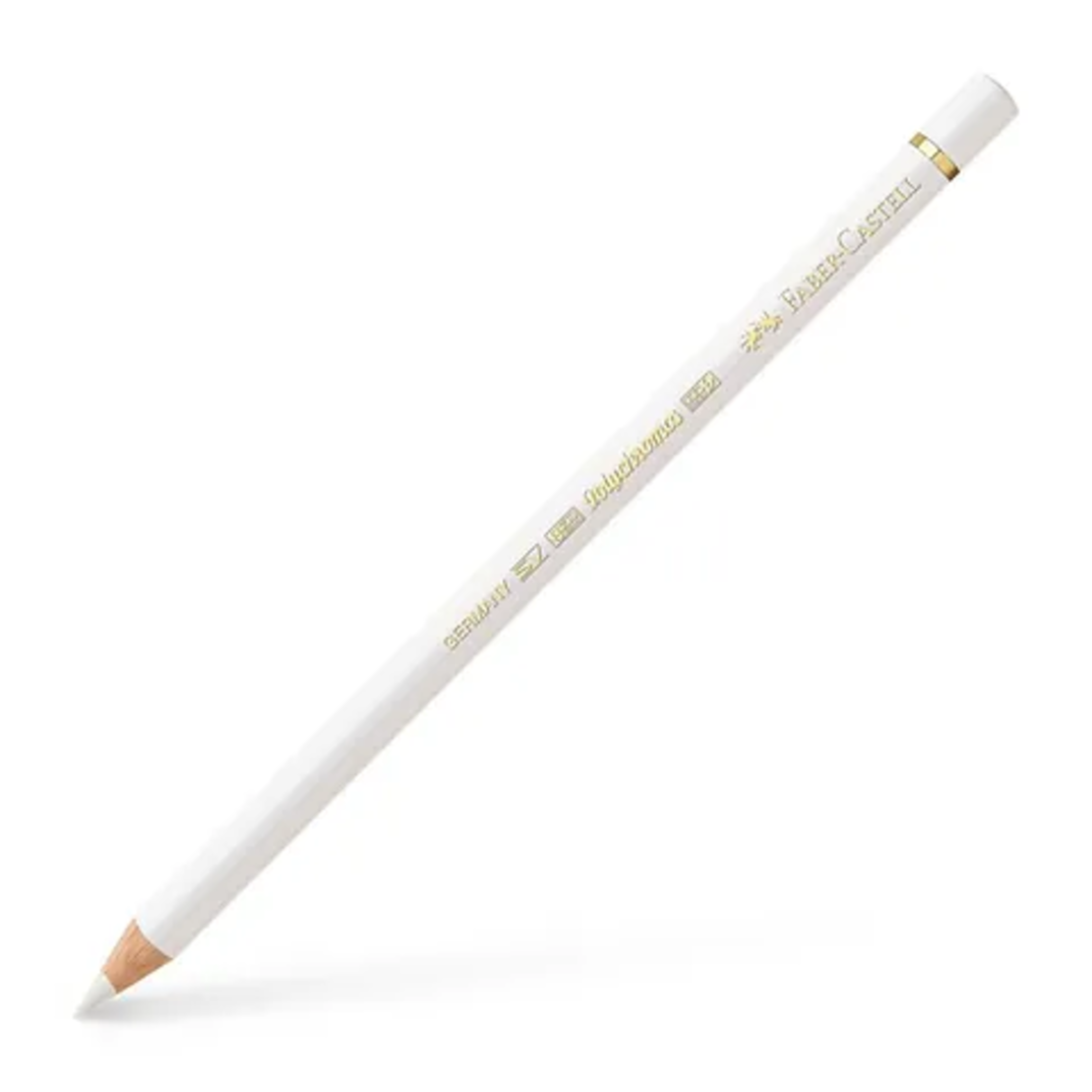 עיפרון לבן Faber Castell מסוג Polychromos