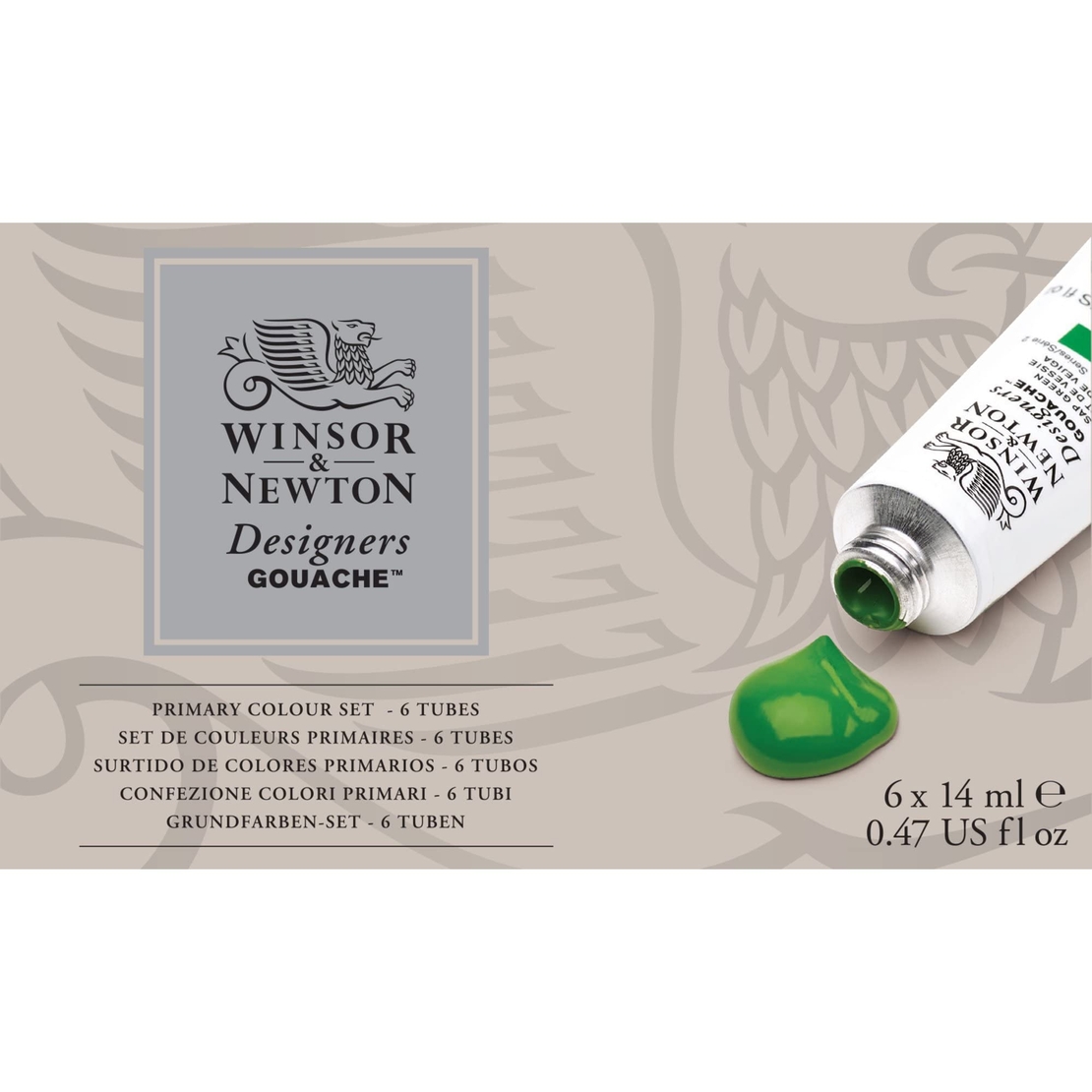 סט צבעי גואש בגווני יסוד של חברת Winsor & Newton