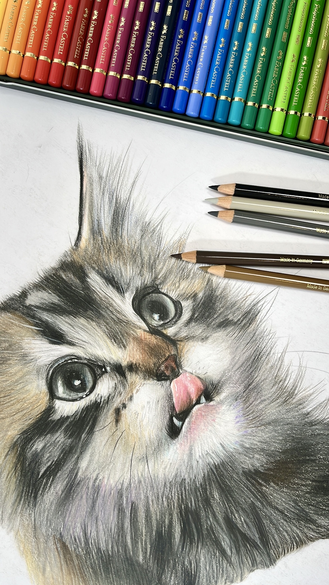 סט עפרונות 36 גוונים של חברת Faber Castell מסוג Polychromos