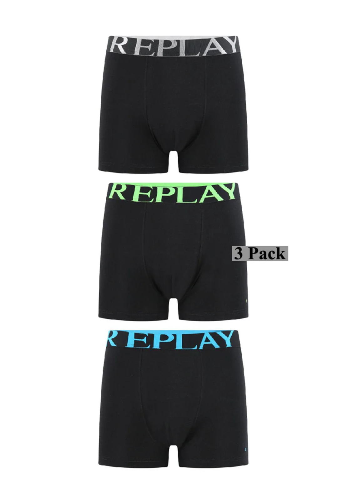 מארז 6 בוקסרים REPLAY מנדפי זיעה