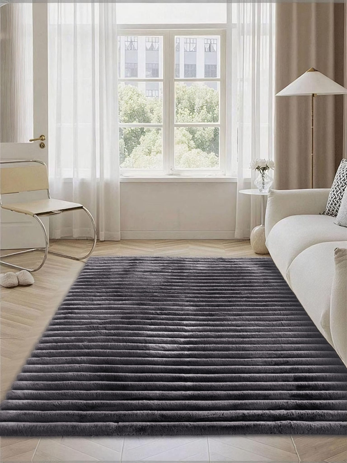 שטיח פרווה לסלון קורדרוי 220*160