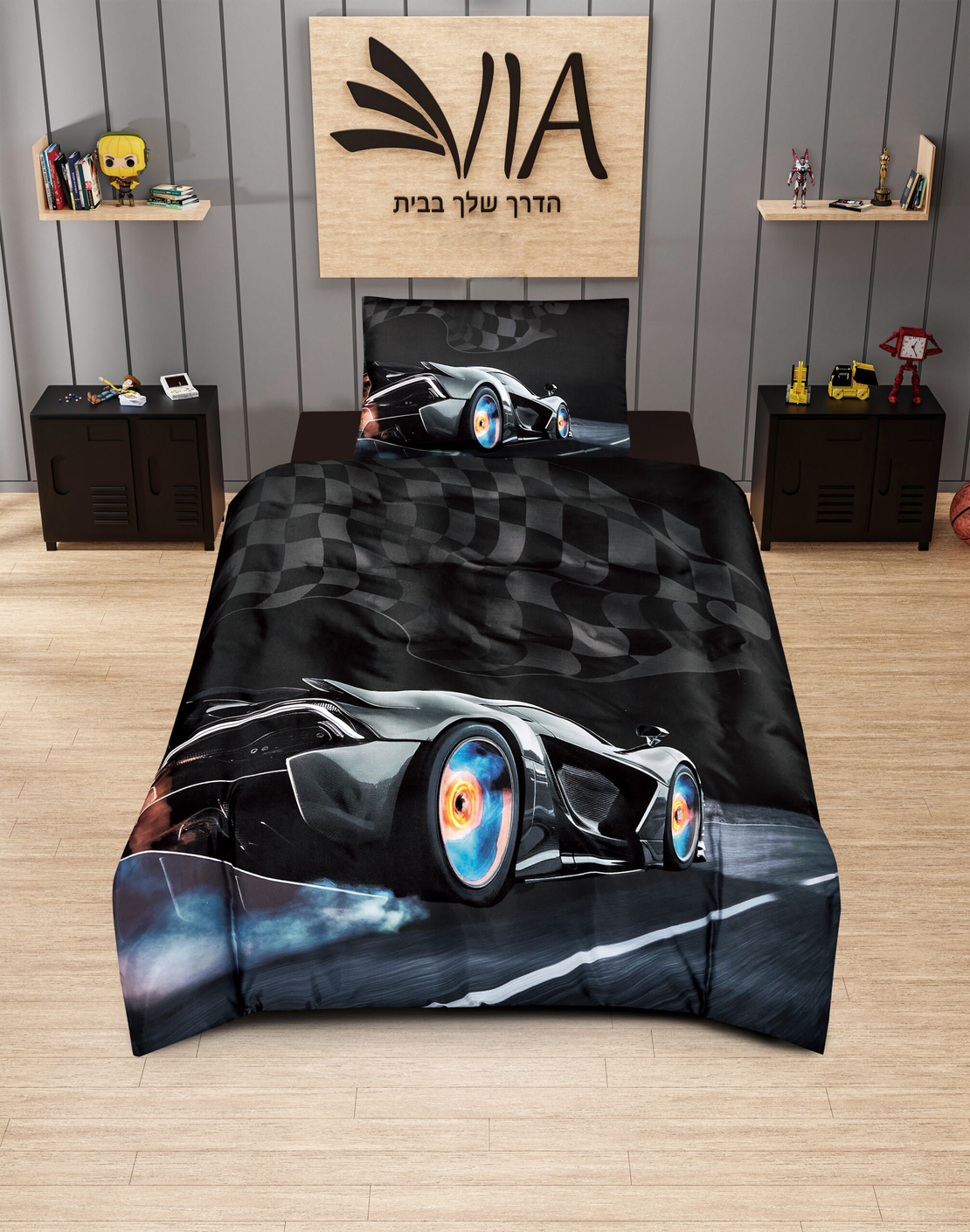 סט מצעים יחיד לילדים