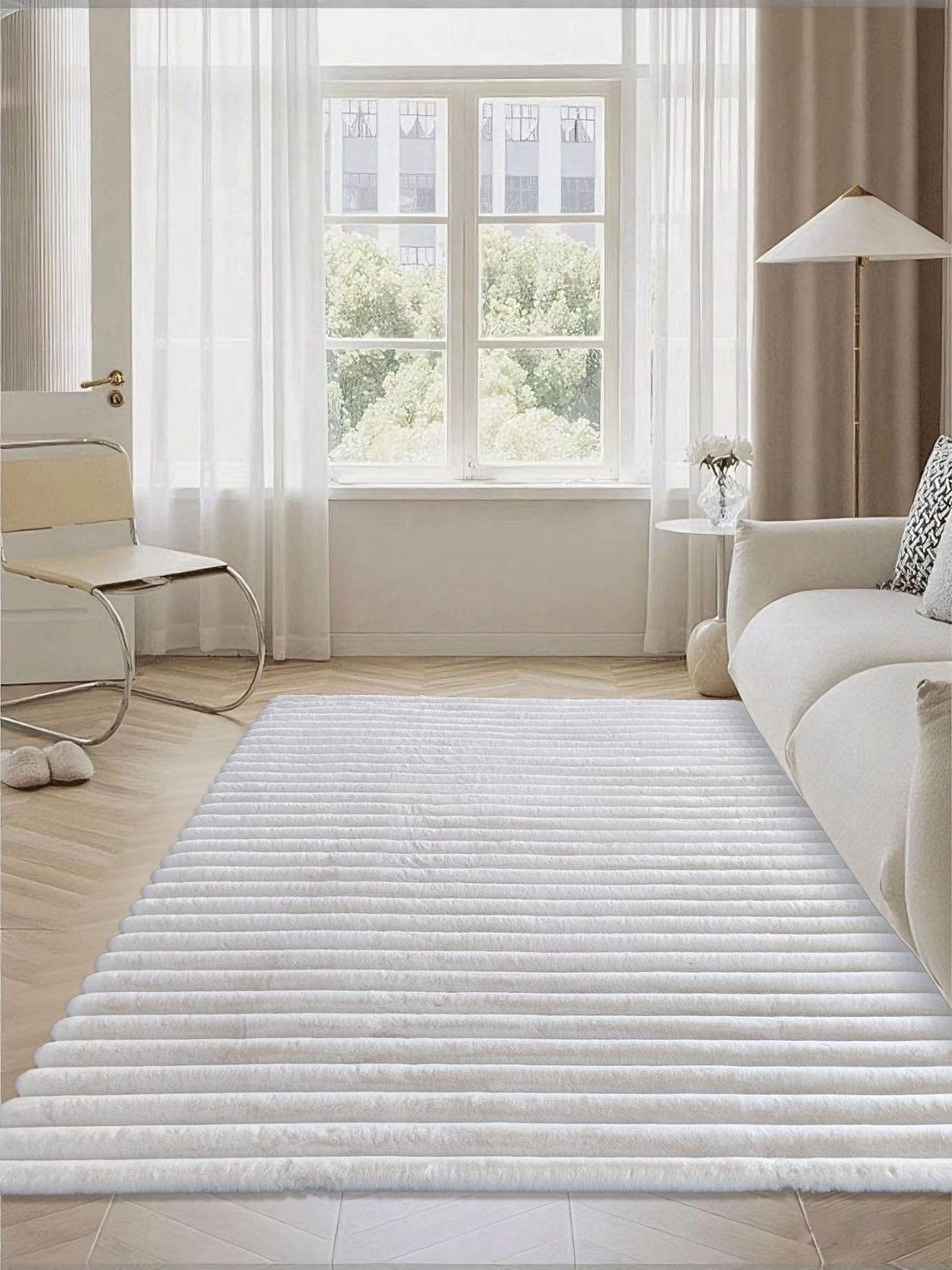 שטיח פרווה לסלון קורדרוי 220*160