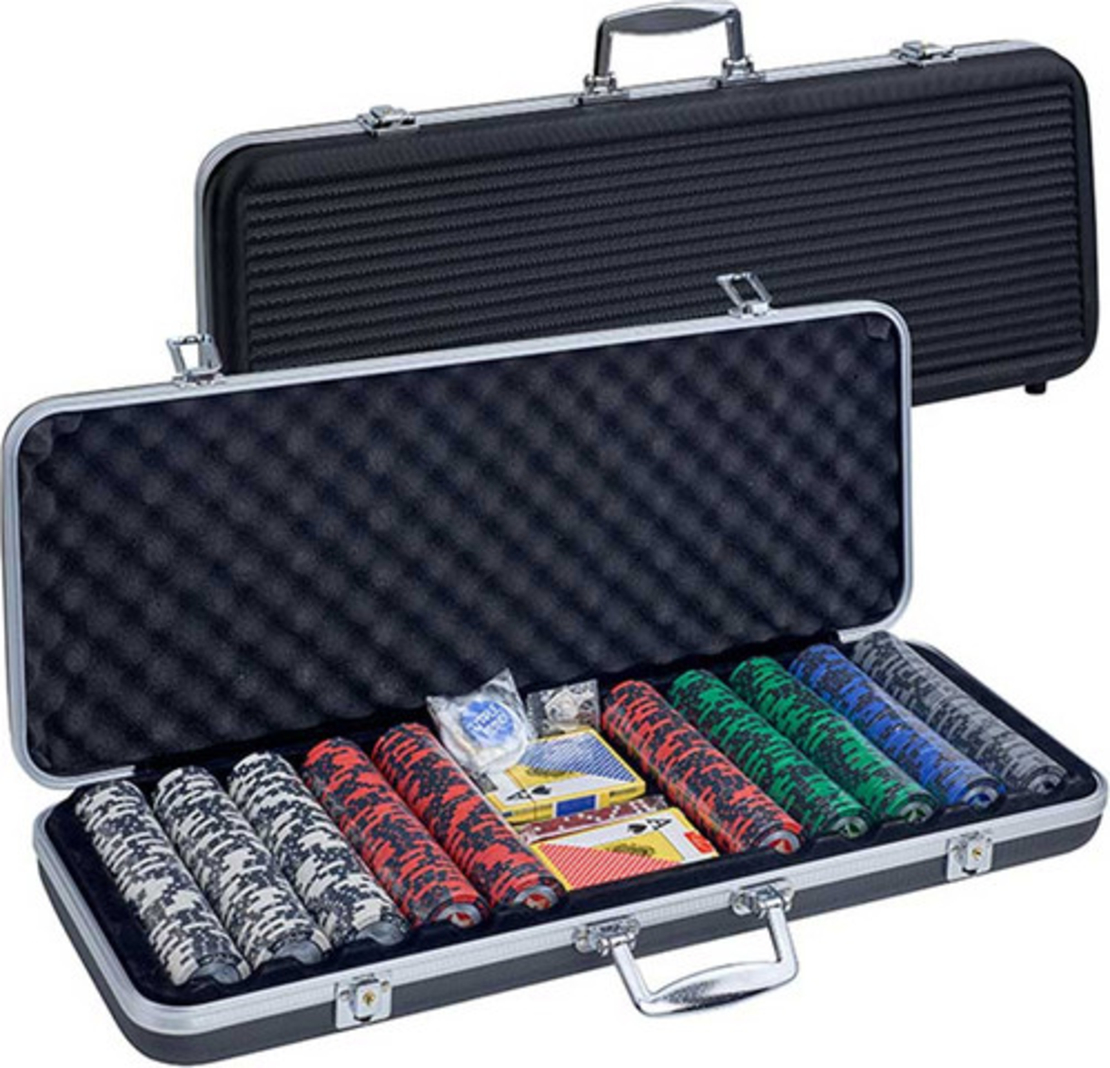 מזוודת פוקר 500 ז'יטון מקצועית - 14.5 גר