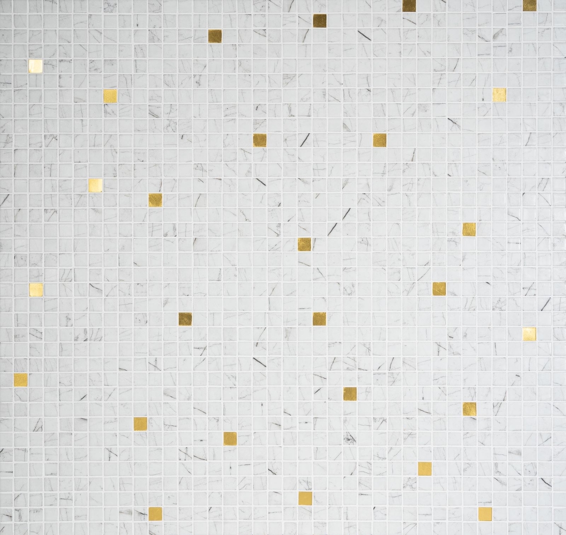 פסיפס לבריכה Carrara Gold 25