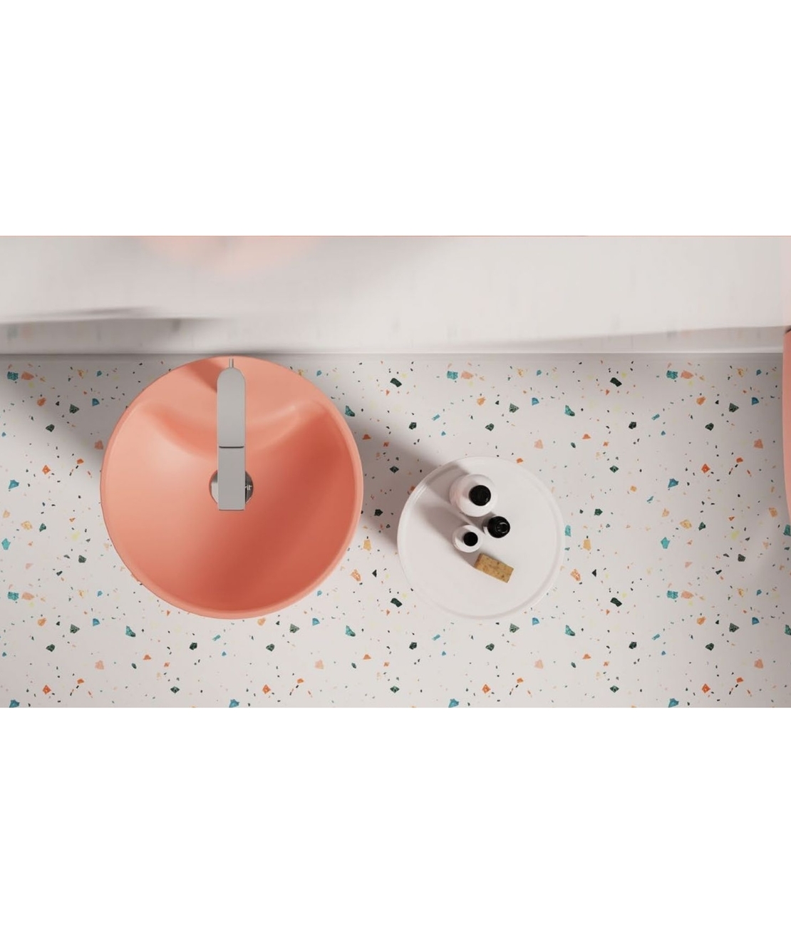 כיור עומד עגול Rigel-B Freestanding