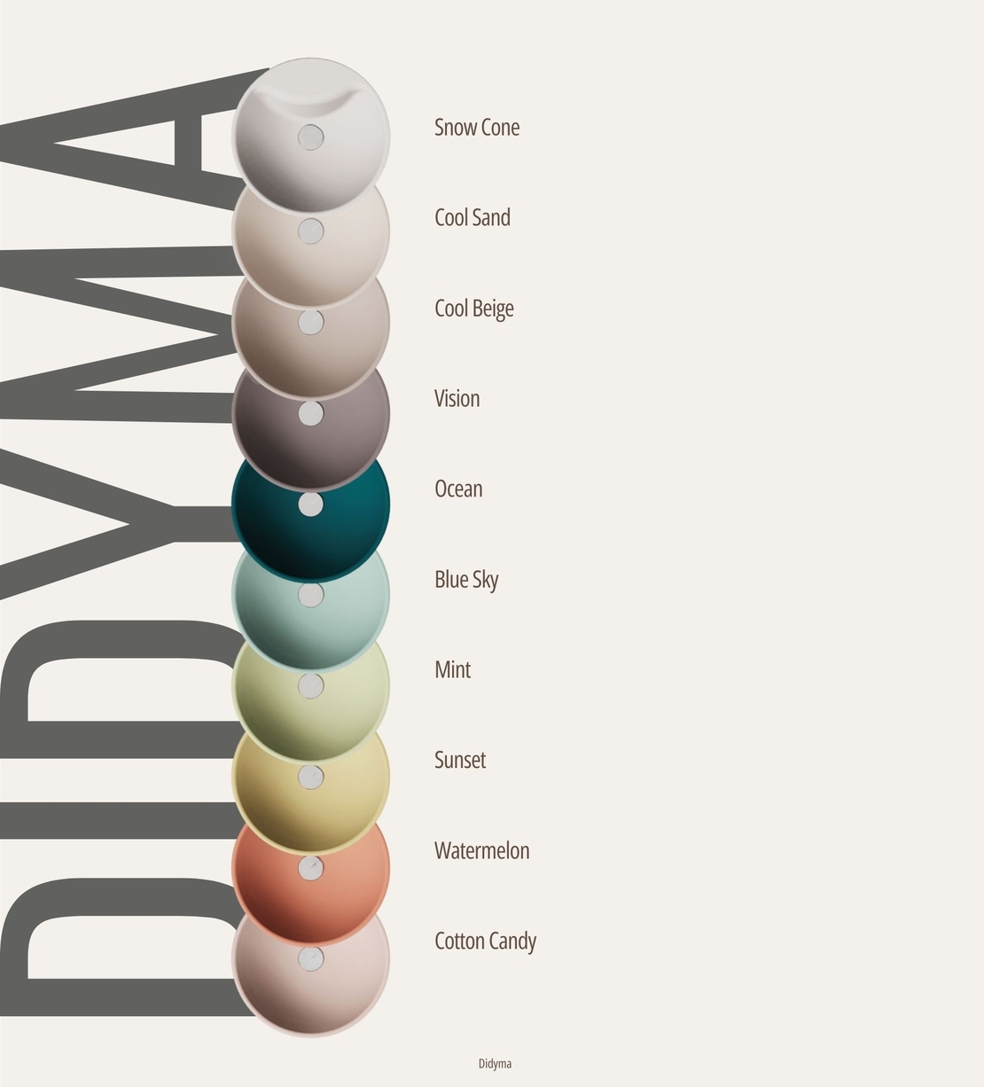 כיור עומד עגול Didyma Freestanding