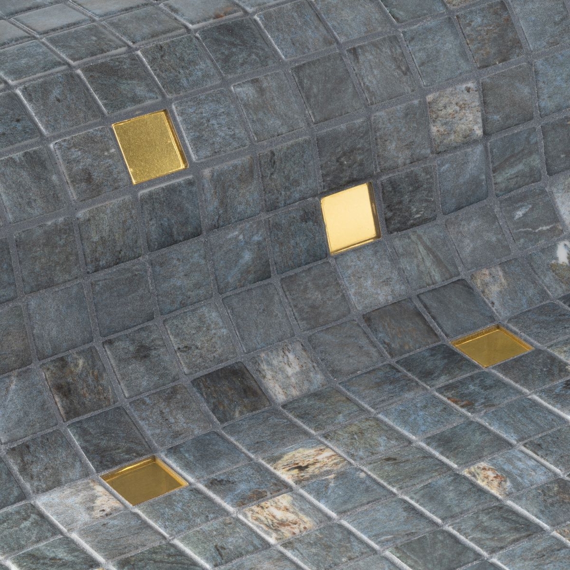 פסיפס לבריכה Dolerite Gold 25