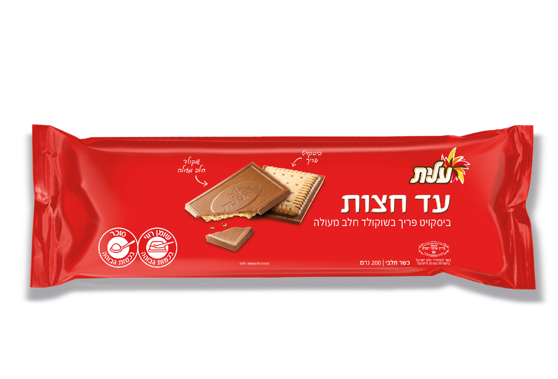 בסקוויט פריך עם שקולד חלב
