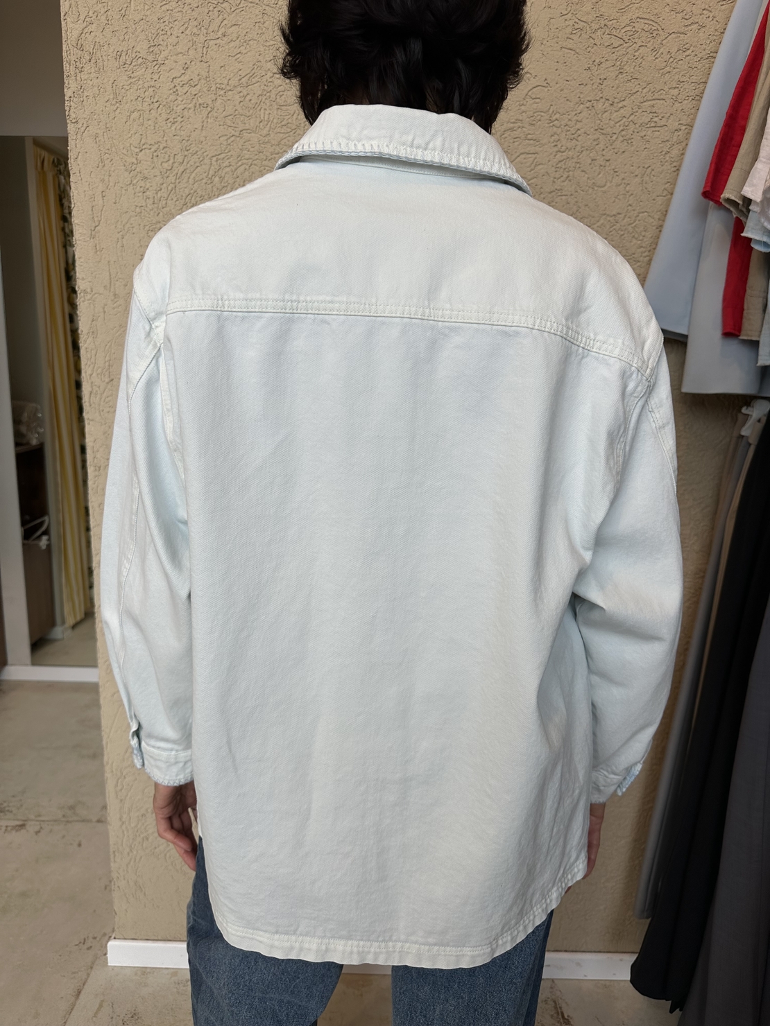 ג׳קט ג׳ינס פרח