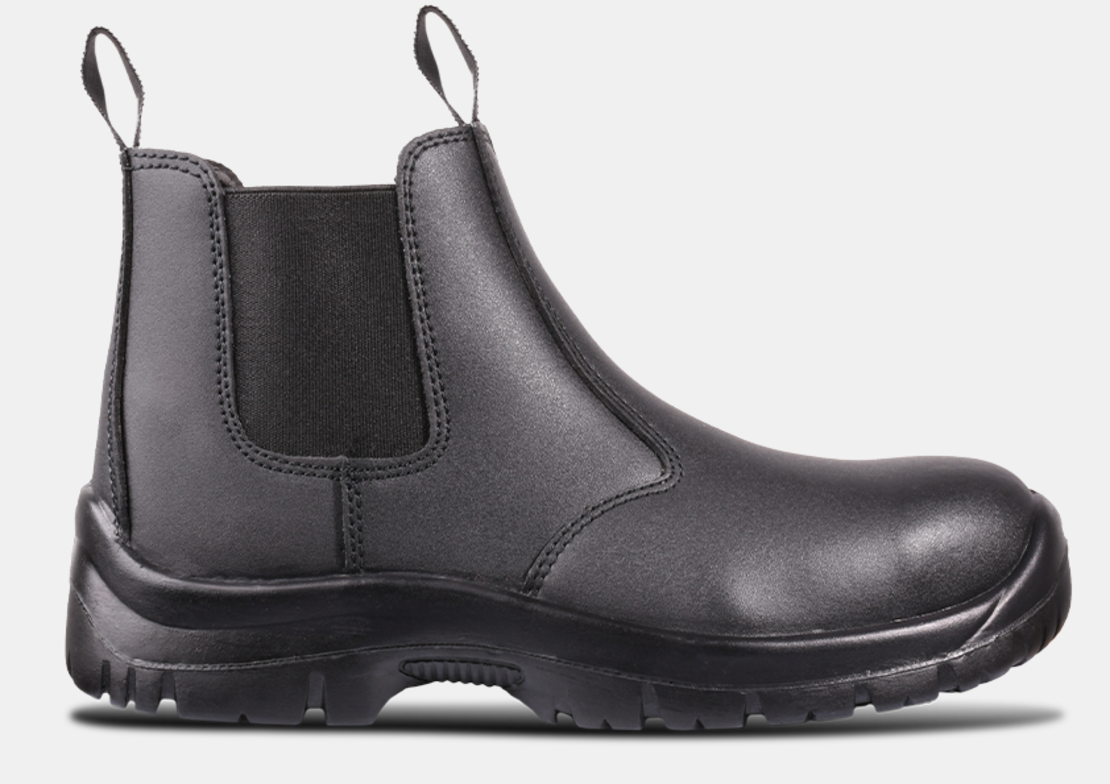 TITAN CHELSEA BLACK NST | עור חלק ללא כיפת מגן