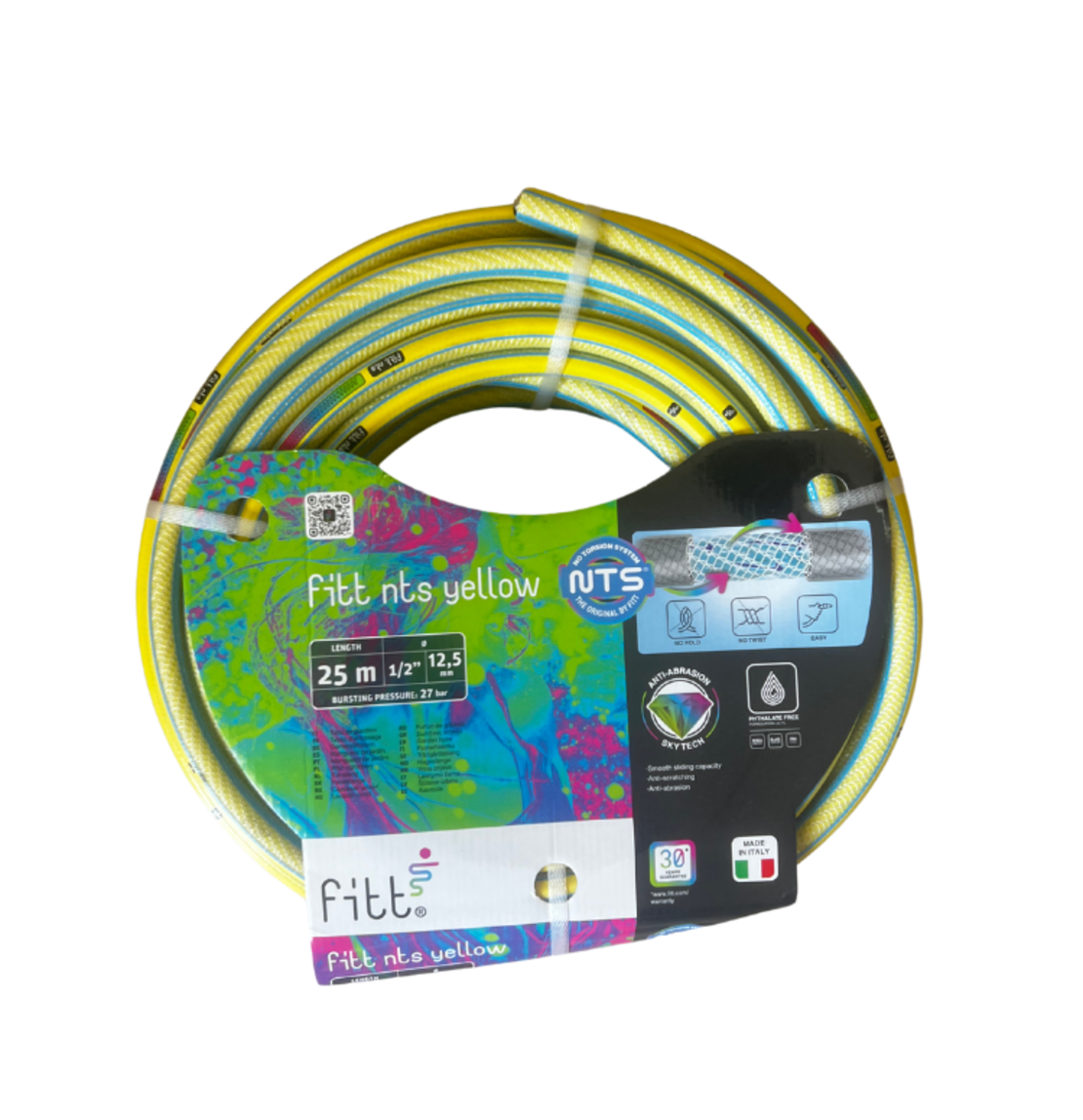 FITT NTS YELLOW | צינור גן צהוב 1/2 | 15 , 20 , 25 , 50 מטר