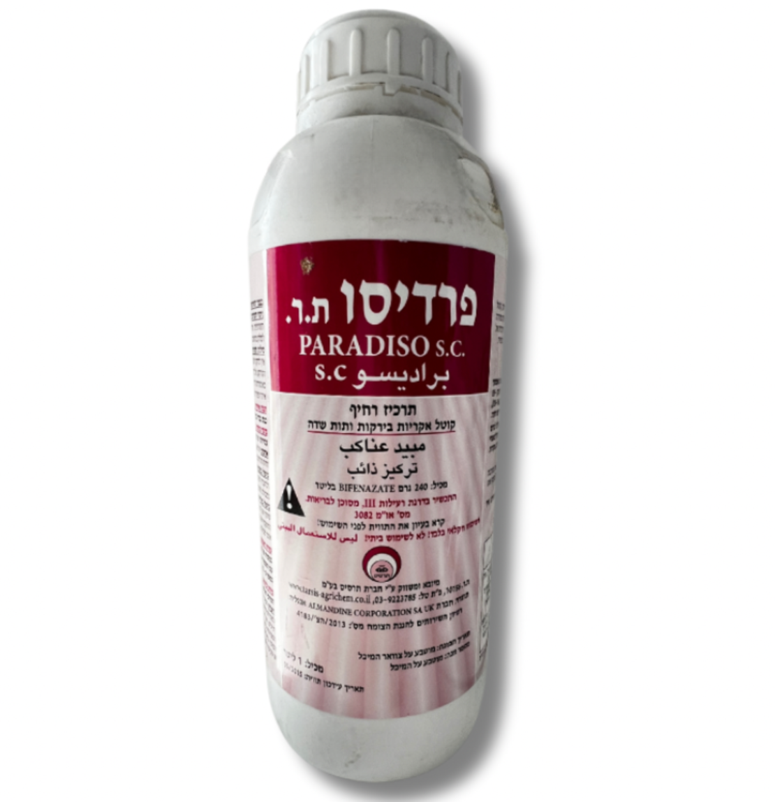 פרדיסו | קוטל אקריות | 1 ליטר