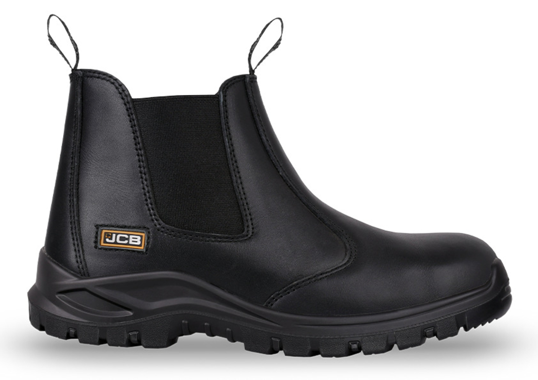 JCB CHELSEA BLACK S3 | עור פרימיום עם כיפת מגן