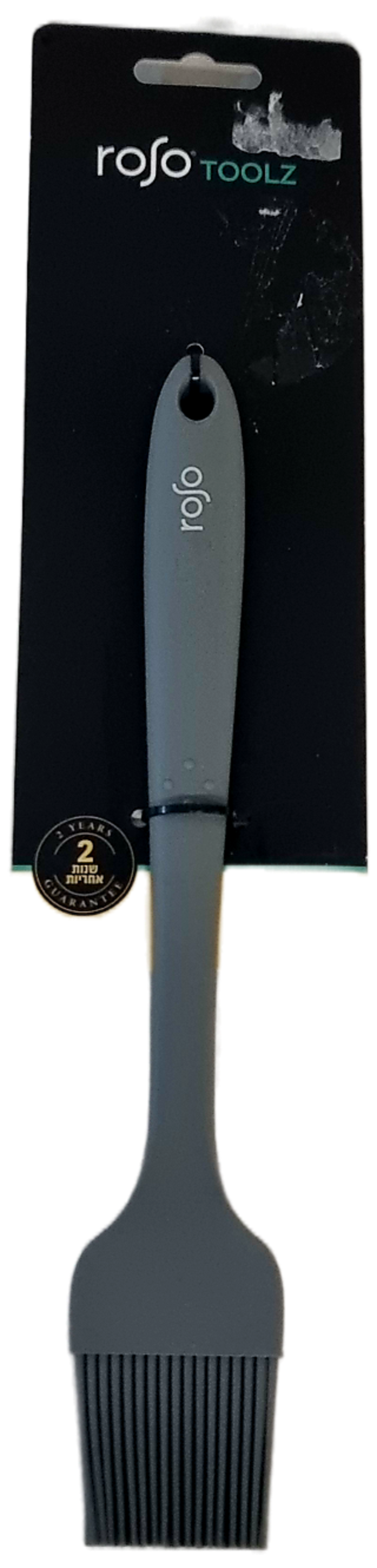 מברשת סיליקון אפורה