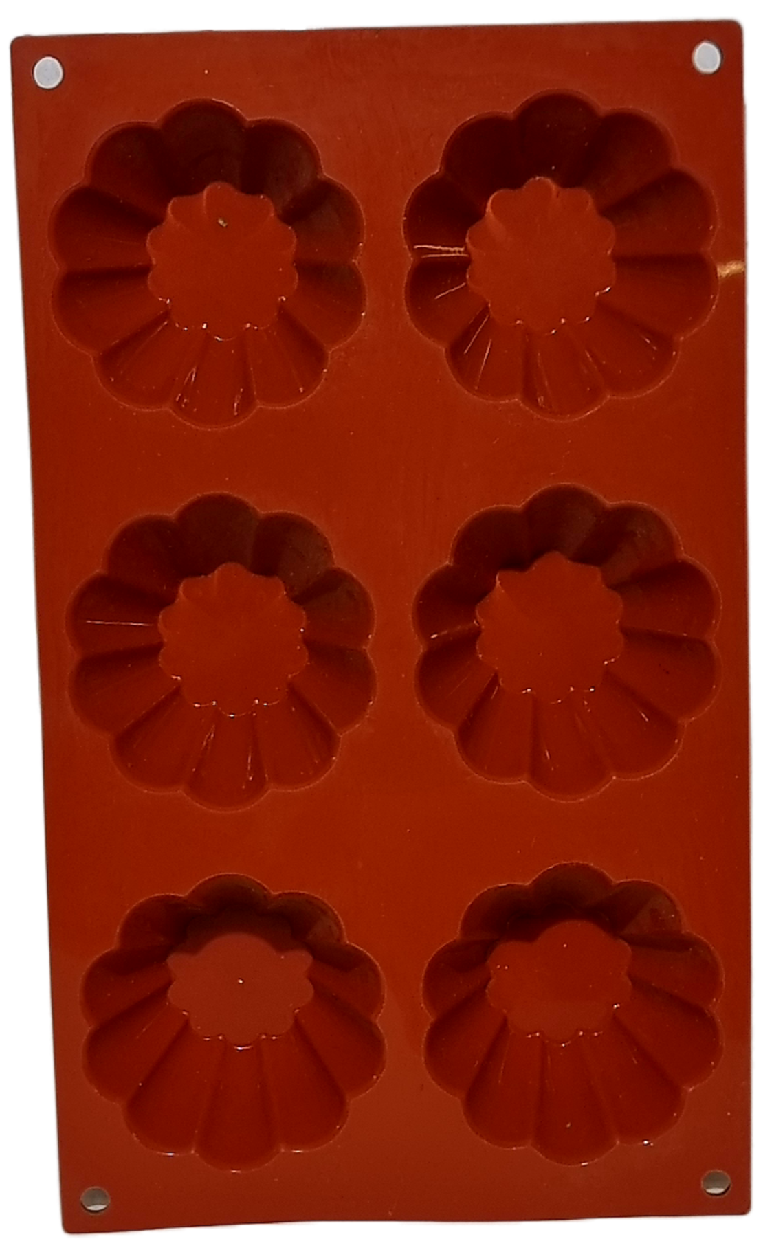 תבנית סיליקון למאפינס 6