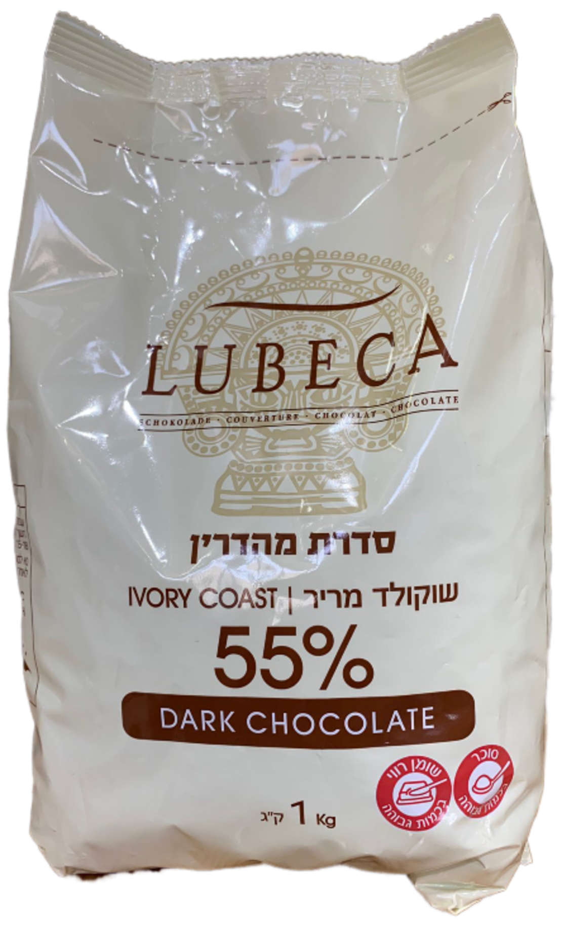 שוקולד מריר 55% לובקה פרווה 1 ק