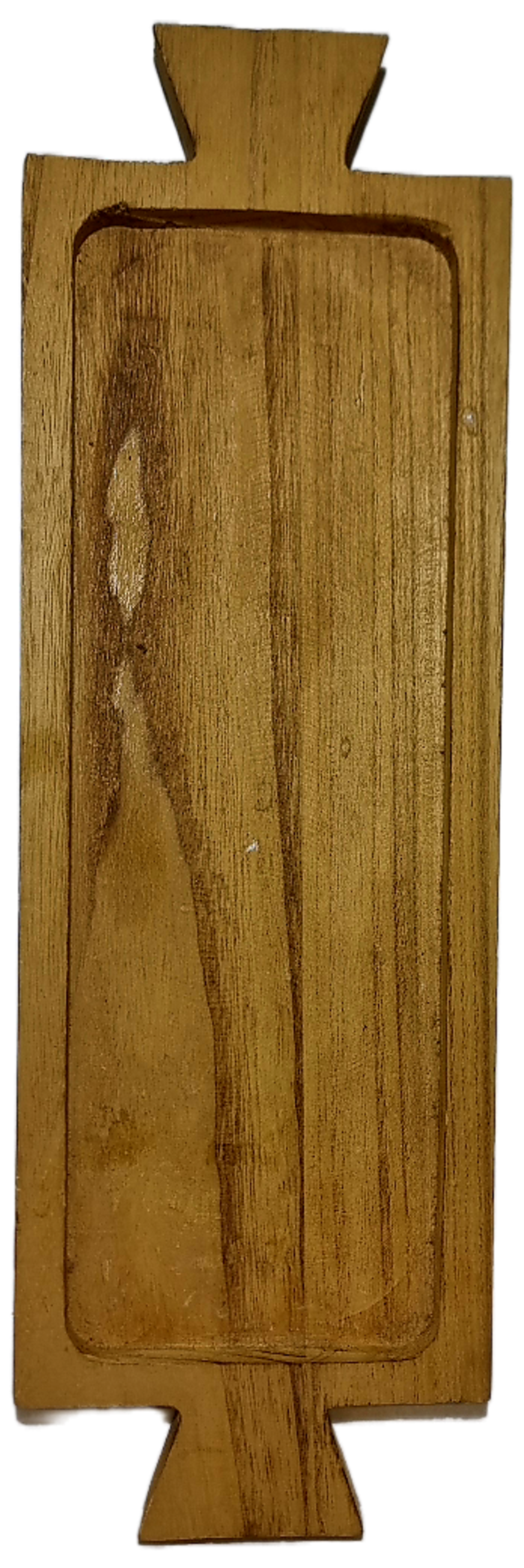 בוצ'ר עץ מלא + שקע