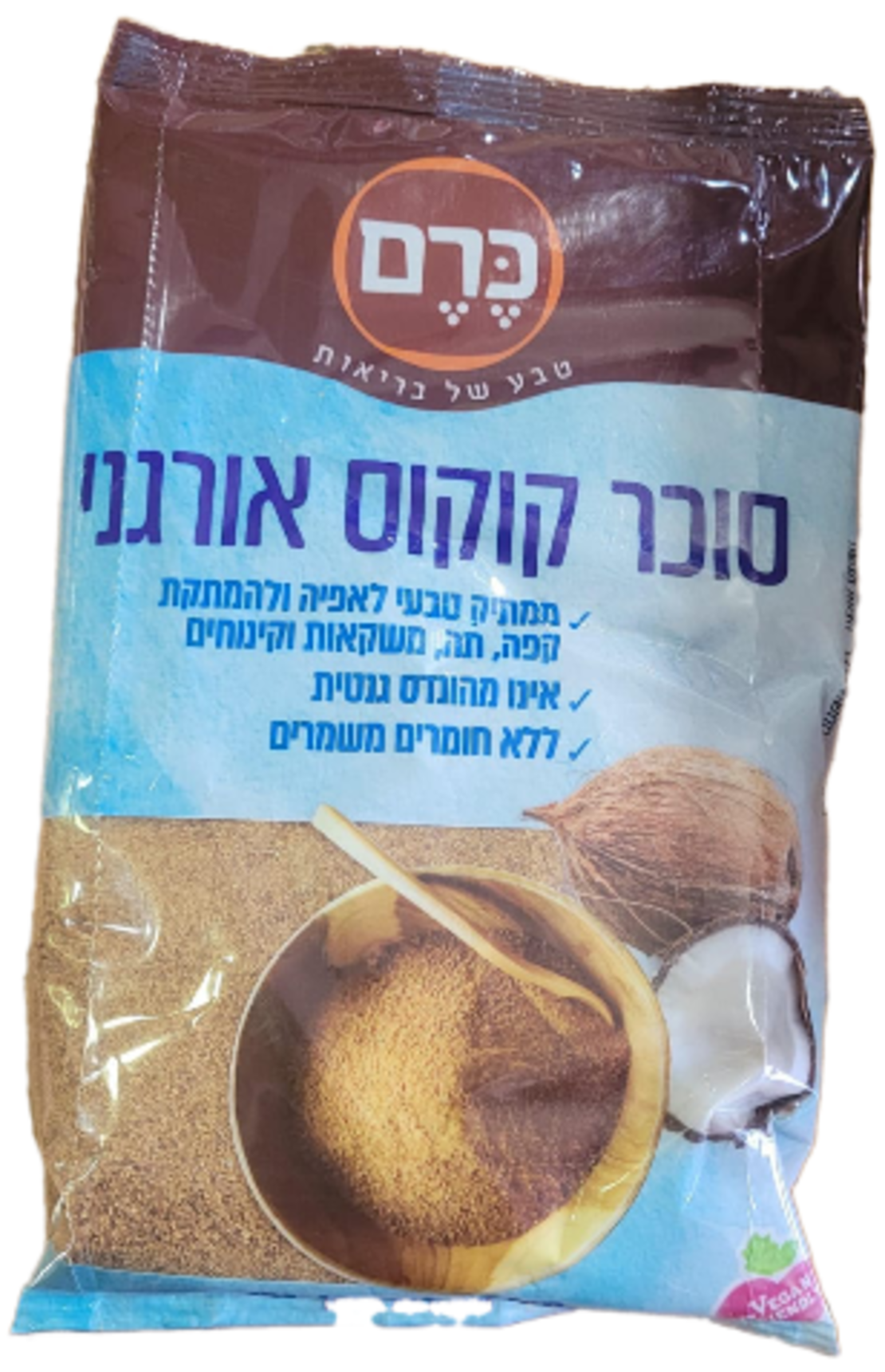 סוכר קוקוס אורגני 400 גרם