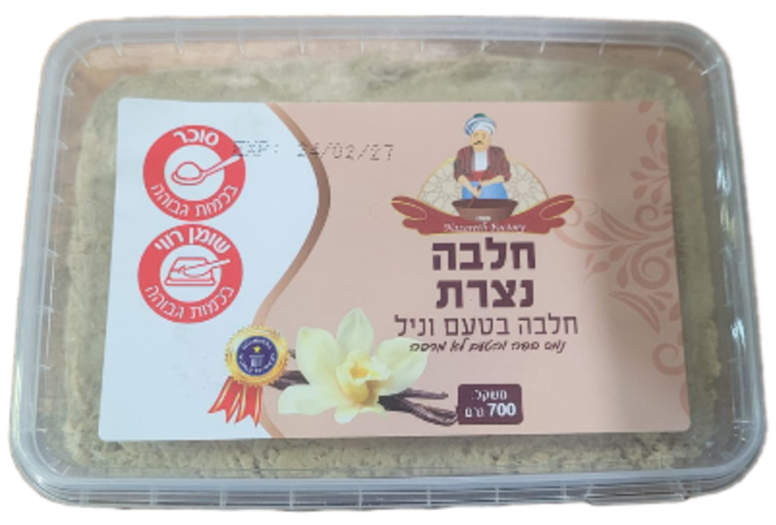 חלבה נצרת בטעם וניל