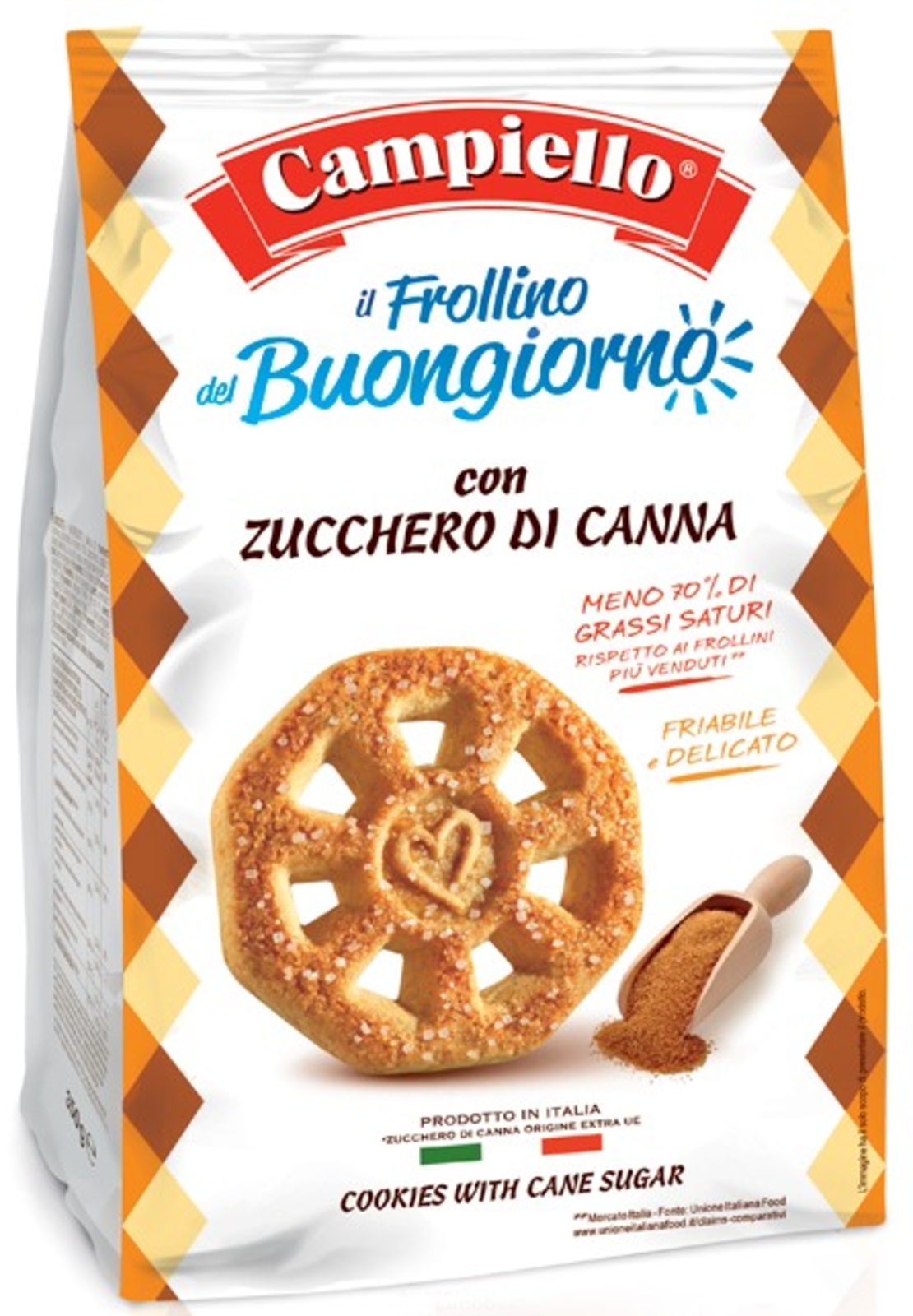 ביסקוויט איטלקי עם סוכר חום – 700 גרם  ** יחידה **