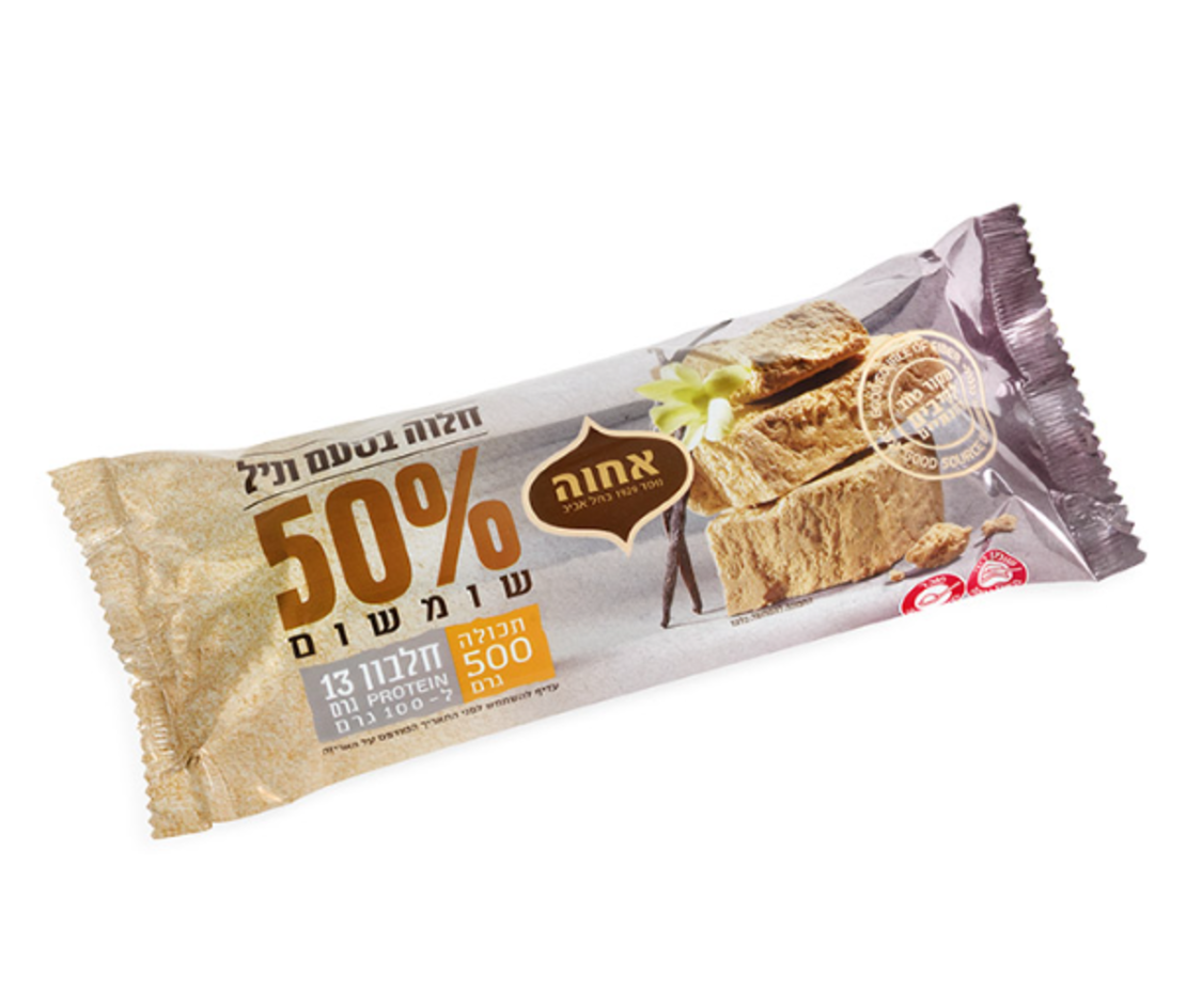 חלווה אחוה בלוק – 500 גרם × 12 יחידות (מארז)