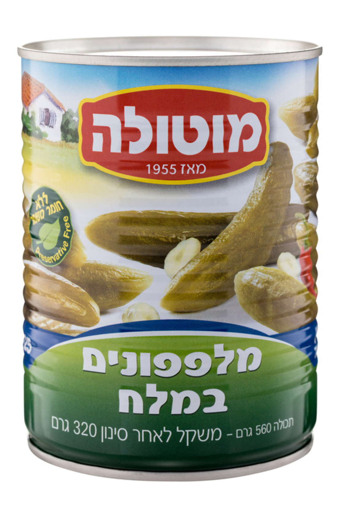 מוטולה מלפפון 18/25600 גרםבמלח