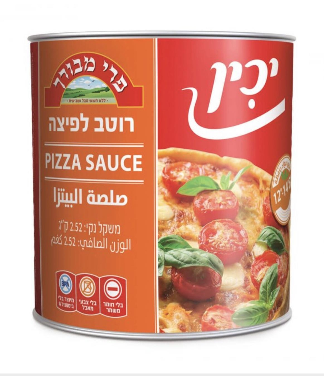 יכין רוטב פיצה 3 ק