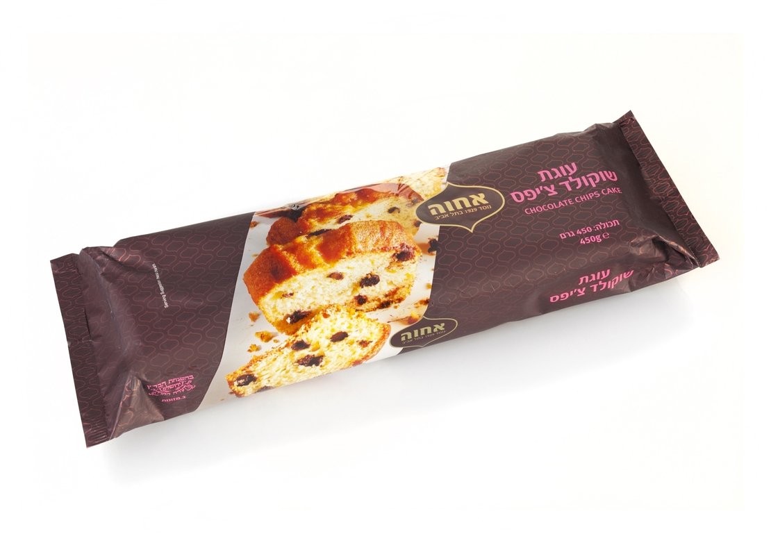 אחוה עוגה שוקו ציפס – 450 גרם - יחידה