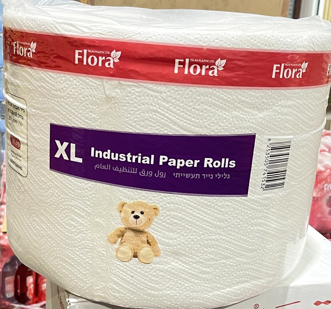 נייר גליל תעשייה פלורה  XL   FLORA