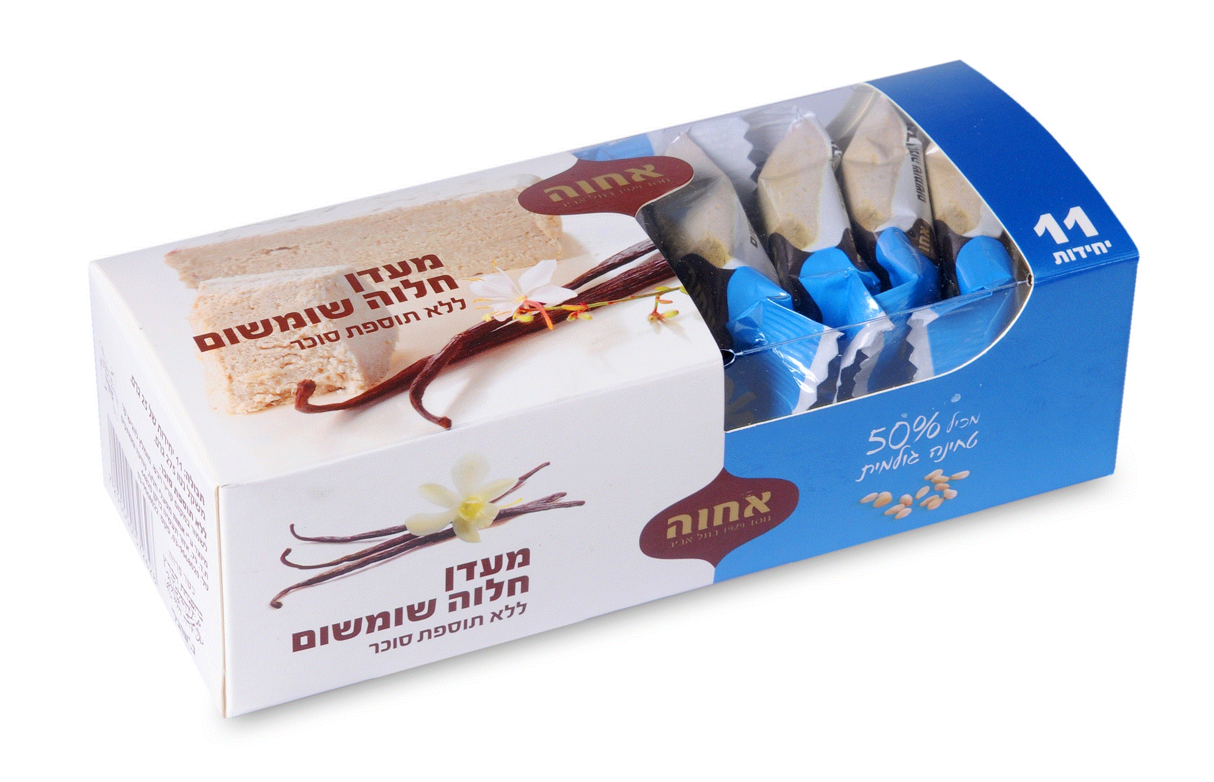 חלבה אחוה שי לייט חטיף באריזה – 300 גרם × 12 יחידות (מארז)