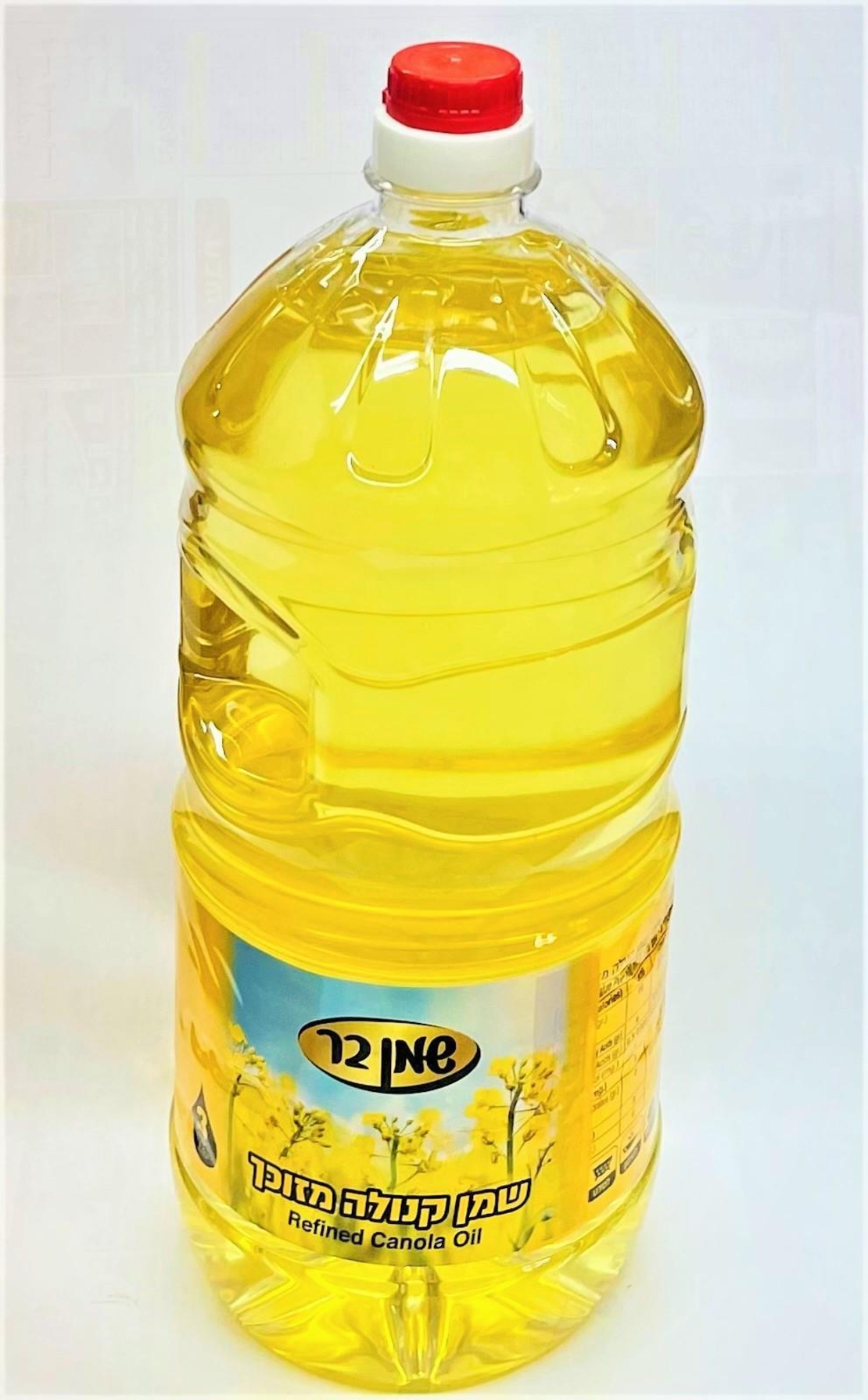 שמן קנולה שמן בר – 3 ליטר × 6 יחידות (מארז)