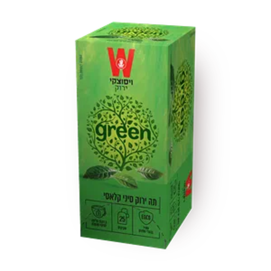 תה ויסוצקי ירוק סיני קלאסי ( גרין תה ) יחידה