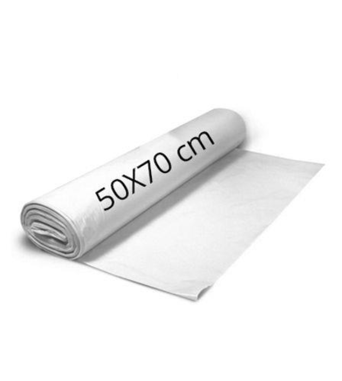 שק אשפה לבן 50/70 20 שק בגליל