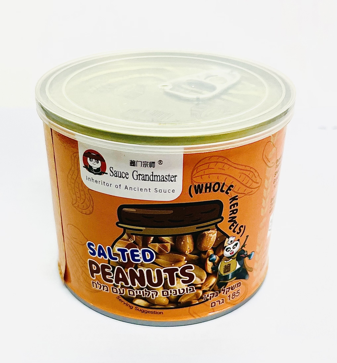 בוטנים קלויים עם מלח 185 גרם 48/1 FOUR CHEFS